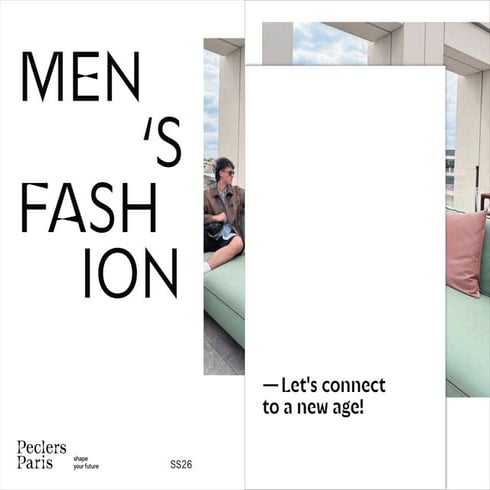 SS26 Men's Fashion Trend Book Peclers Paris