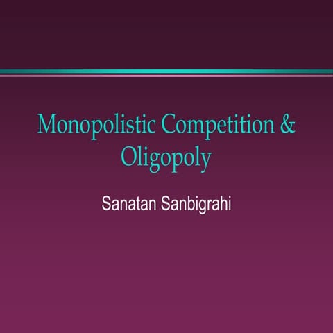 major difference between monopoly and oligopoly
