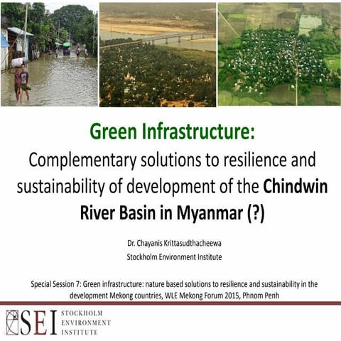 Green infrastructure: Solutions Chindwin