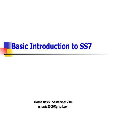 Ss7 Introduction Li In | PPT