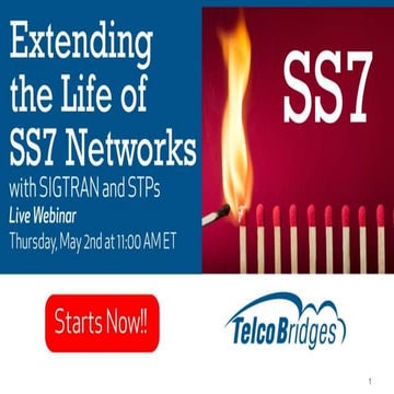 Extending the Life of your SS7 Network with SIGTRAN