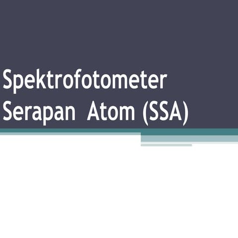 Spektrofotometer Serapan Atom