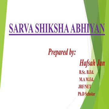 Sarva Shiksha Abiyan 2000-01