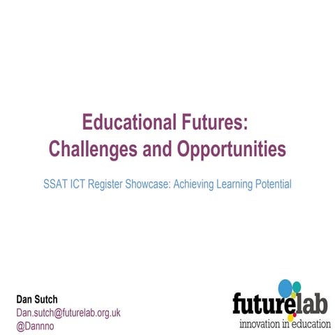 SSAT ICT Register Keynote