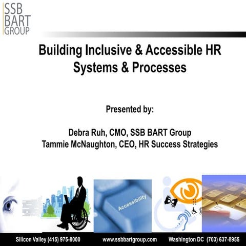 SSB BART Group Inclusive  Accessible HR Systems  Processes