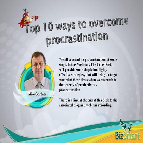 Top 10 ways to Overcome Procrastination