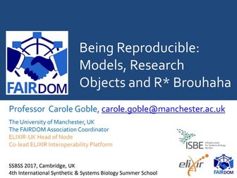 Being Reproducible: SSBSS Summer School 2017