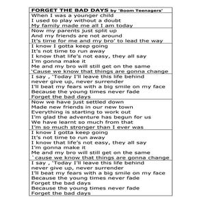 Ssc1516 lyrics fedac manresa boom t...