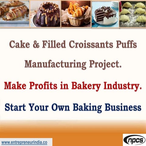 Cake & Filled Croissants Puffs Manufacturing Project