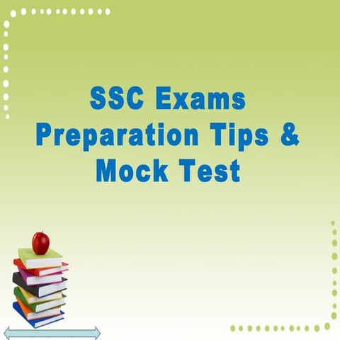 Ssc exams mock test