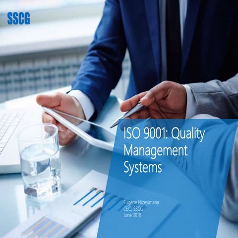 SSCG ISO 9001 Quality Management Systems (QMS)