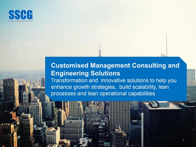 SSCG_Management & Engineering Consulting Services