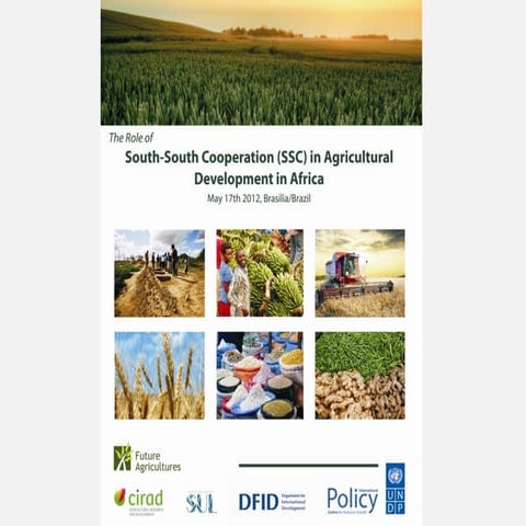 Agriculture, climate change and green growth in Africa: What role for Brazil?