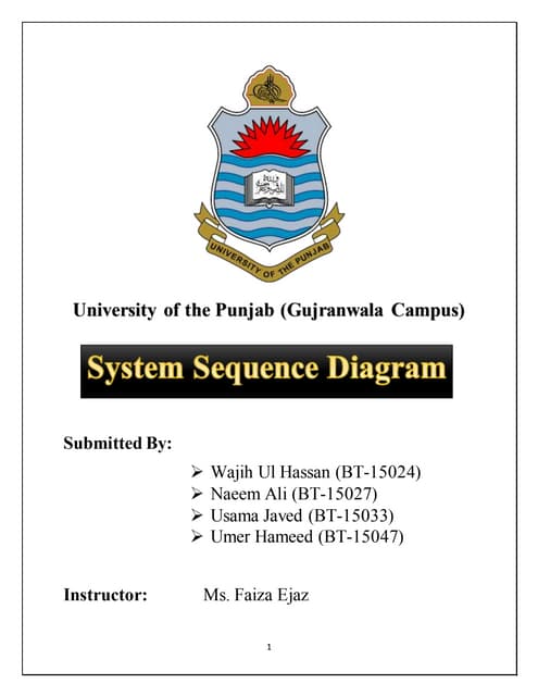 system sequence diagram