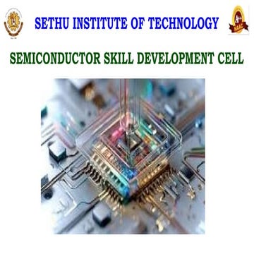 Semiconductor Skill Development Initiatives at Sethu Institute of ...
