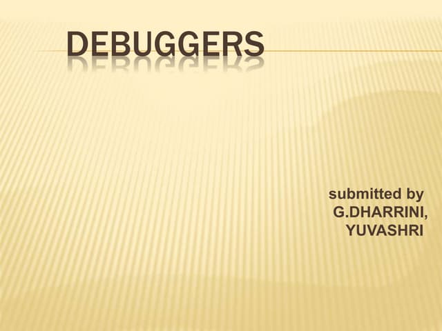 Ss debuggers