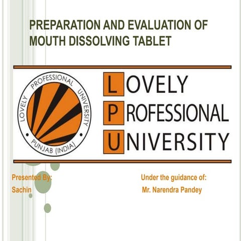 SSDN SACHIN LPU GUIDE MR. NARENDRA PANDEY