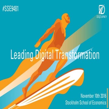 SSE Leading Digital Transformation 161110 Slideshare
