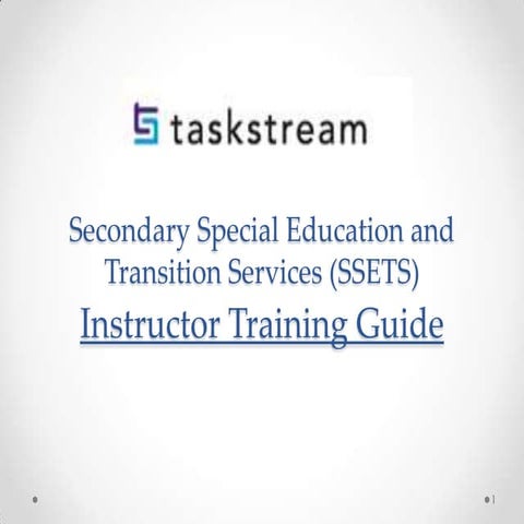 Ssets ts faculty instructional guide revised 10.18.13