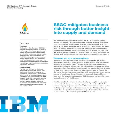 Ssgc Case Study   Ibm