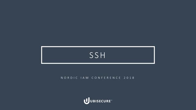 SSH - Credentialess Cloud Access