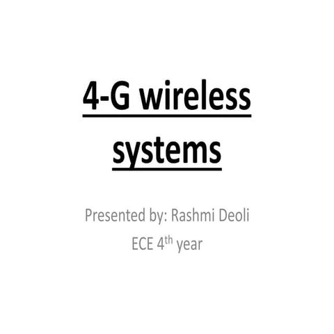 4 g wireless