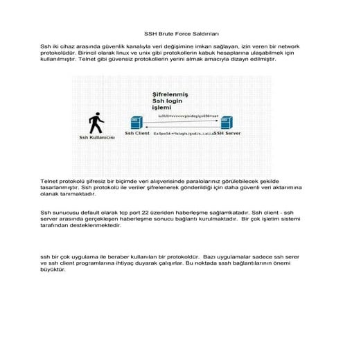 Ssh brute force saldırıları