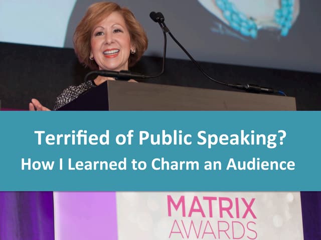 Terrified of Public Speaking? How I...