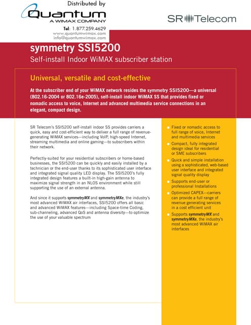 Symmetry SSI5200 (quantumwimax.com)