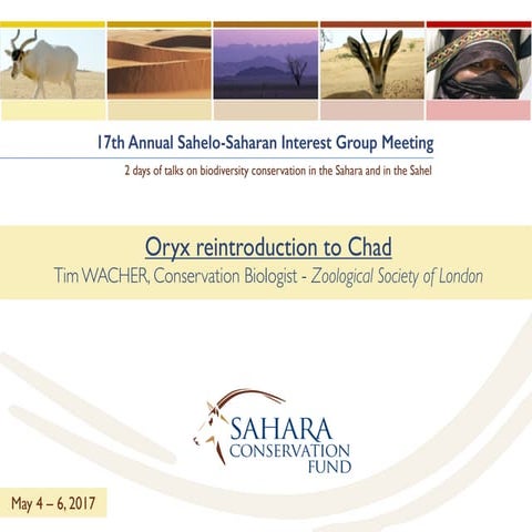 Overview and update about the oryx project in Chad | PDF