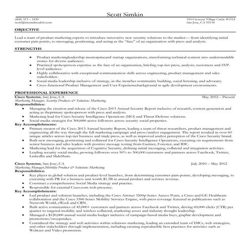 Scott Simkin Resume | PDF