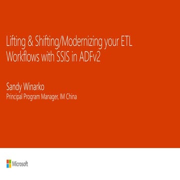  What’s New with SSIS in ADF