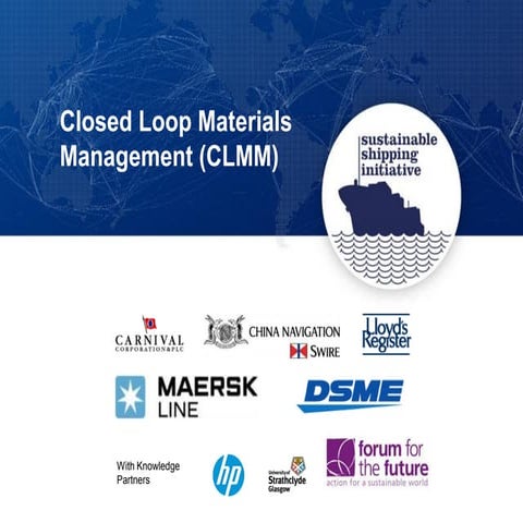 SSI workstream - Closed-loop materials management 