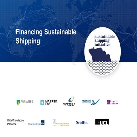 SSI workstream - Financing sustainable shipping: save as you sail