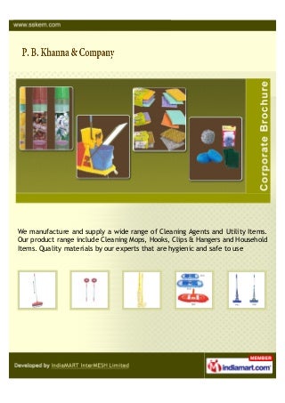 P. B. Khanna & Company, Delhi, Scrubbers