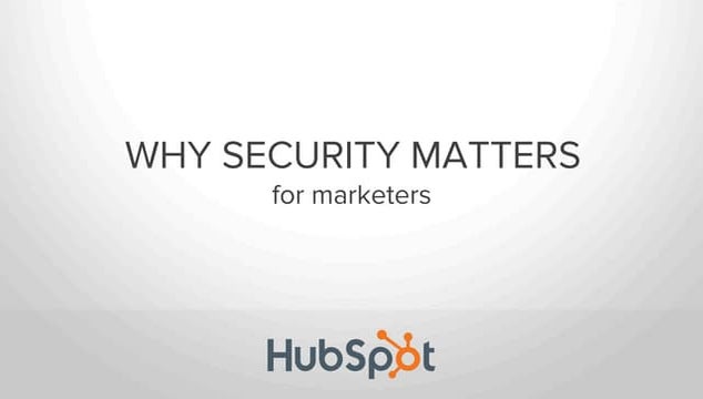 Why Security Matters for Marketers