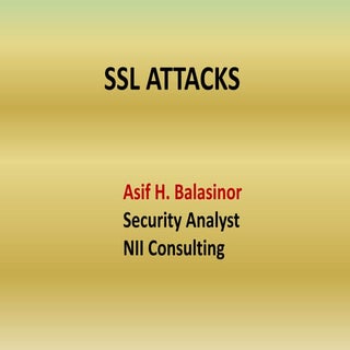 Ssl attacks