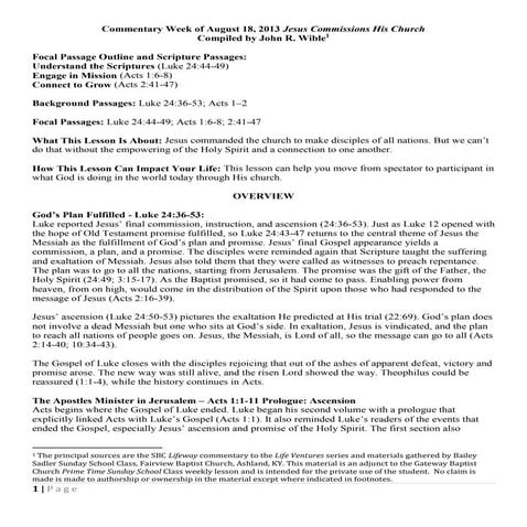 Ss lesson081813.commentary