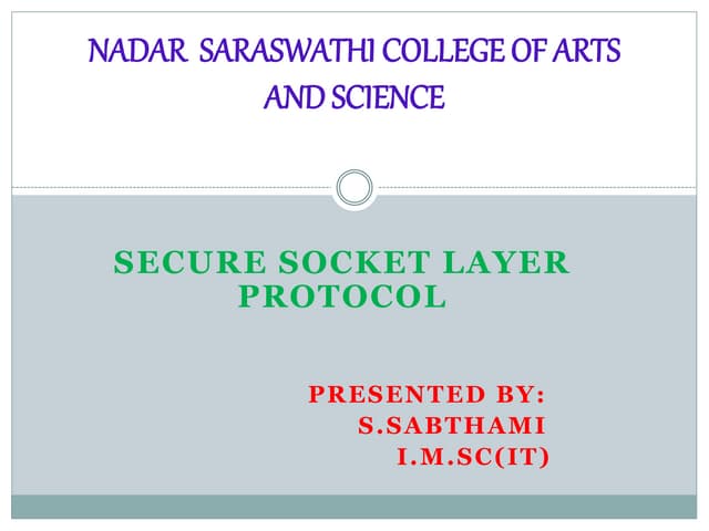 Network and internet security 