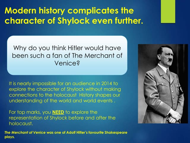 holocaust and nuremburg mechant of venice