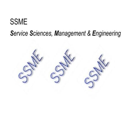 SSME Introduction