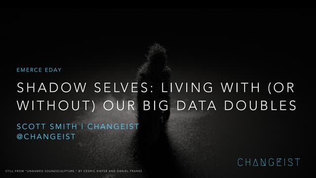 SHADOW SELVES: LIVING WITH (OR WITHOUT) OUR BIG DATA DOUBLES