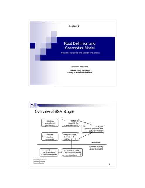 SoftSystemsMethodology(Lecture2)