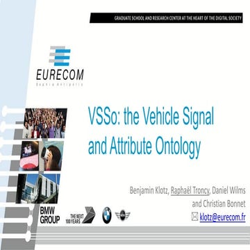VSSo: the Vehicle Signal and Attribute Ontology