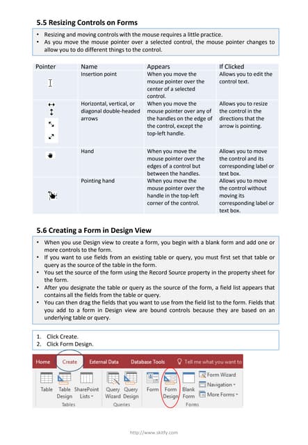 5.5 Resizing Controls on Forms