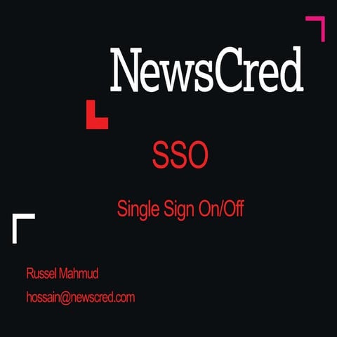 SSO (Single Sign On/Off)