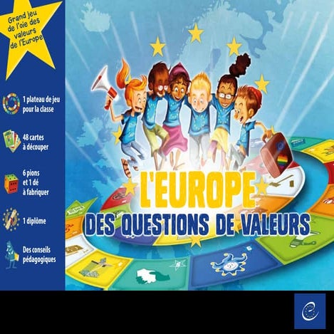 Livret pour le jeu "L'Europe des valeurs"