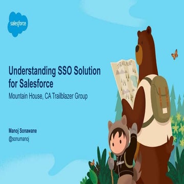 MH Trailblazer Group - Understanding SSO Solution for Salesforce