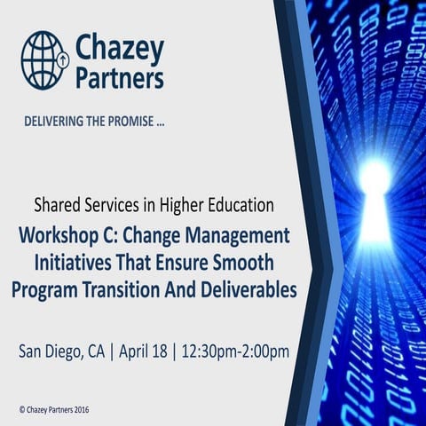 Change Management Initiatives That Ensure Smooth Program Transition and Deliv...