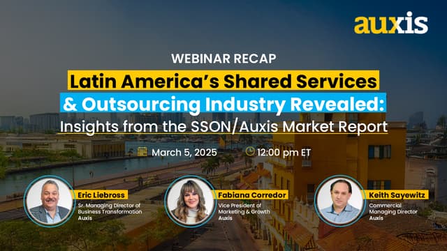 SSON Report Webinar Recap - Auxis Webinar